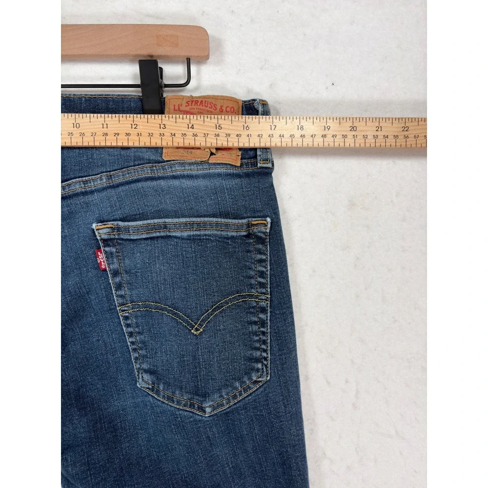 Levis 514 Straight Fit Jeans Mens 33x30 Dark Wash Blue Denim Pants